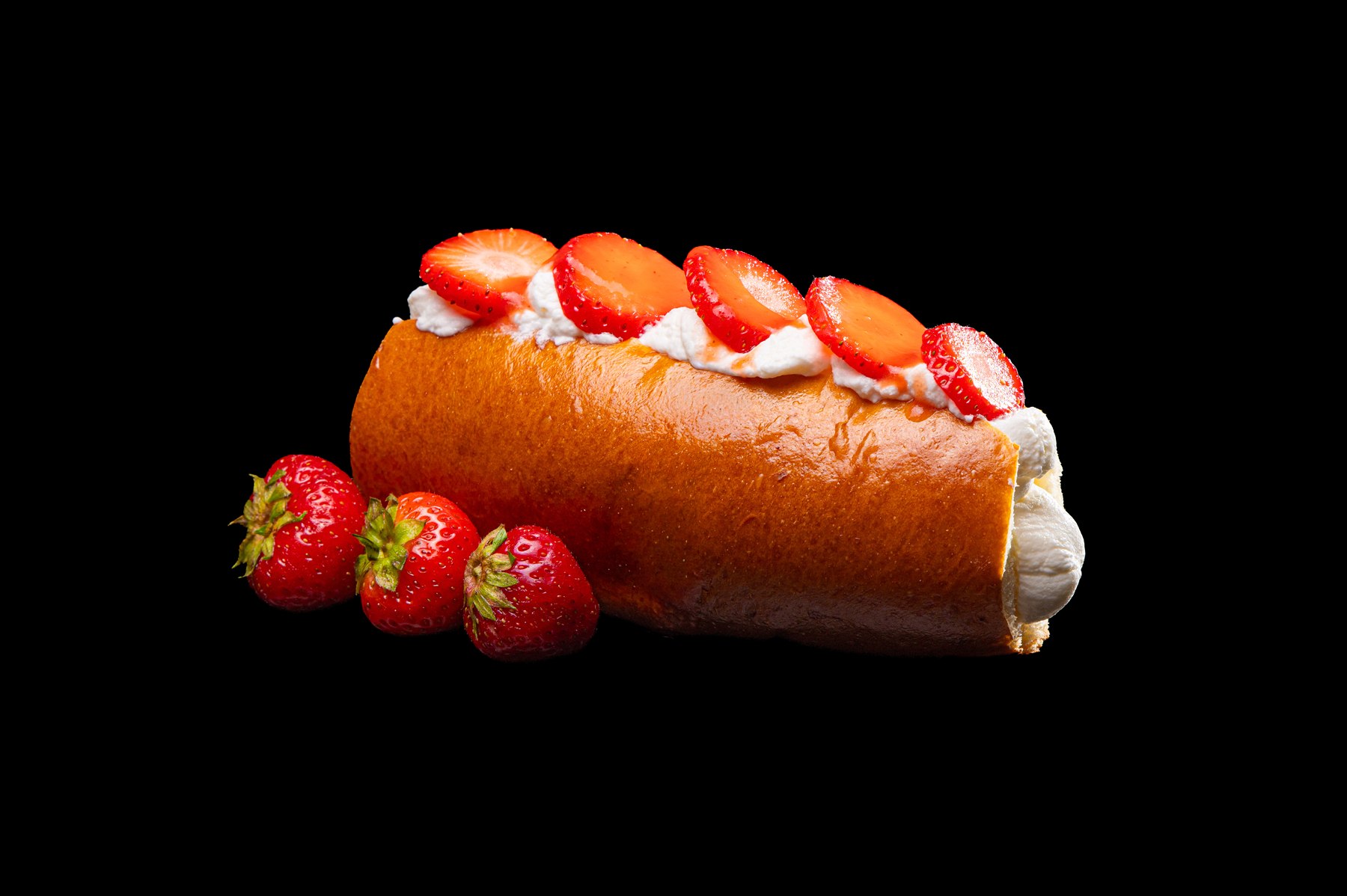 Sweet dog cu capsuni Hot Dog Cartel